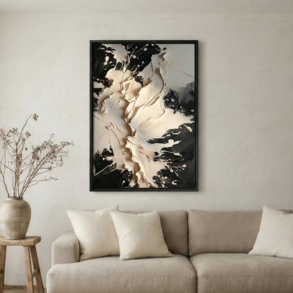 The Void black and white artwork in a modern interior